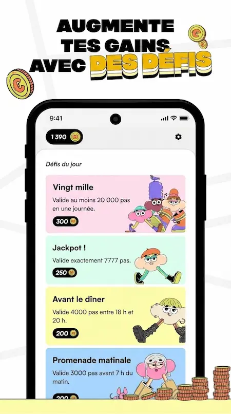 Capture d'écran de l'application Macadam sur Android